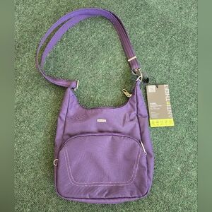 Travelon Purple Anti-Theft Crossbody Bag